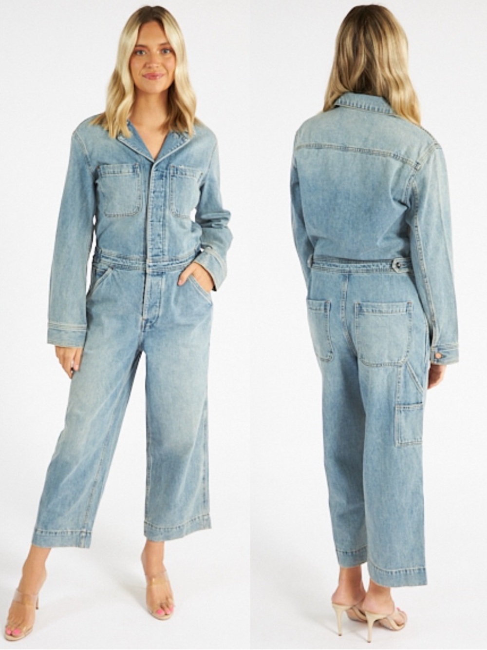 Pistola Leo Relaxed Denim Jumpsuit